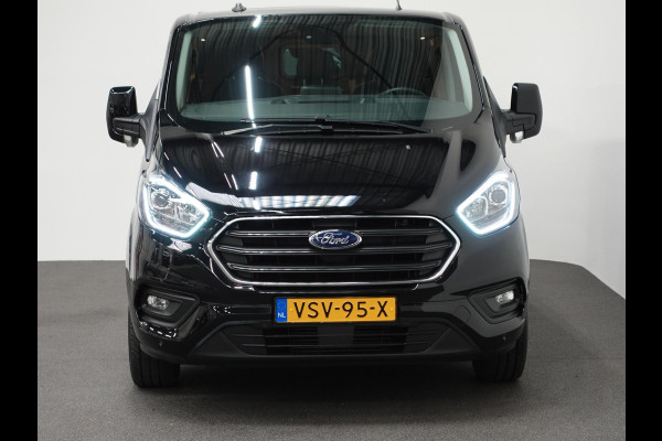 Ford Transit Custom 300 2.0 TDCI L2H1 Limited Dubbele cabine Automaat Navi Airco 2x Schuifdeuren Trekhaak Parkeersensoren Carplay