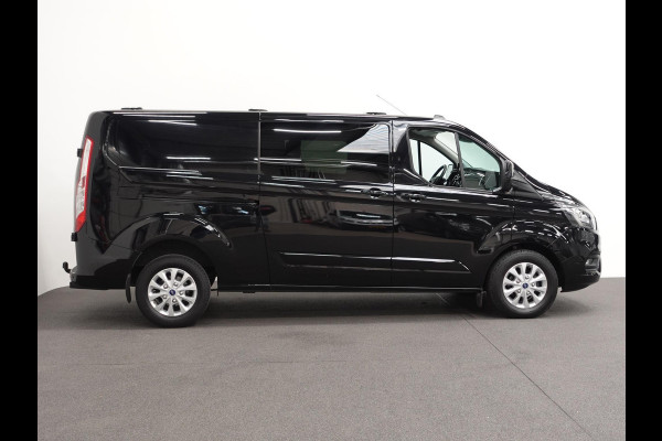Ford Transit Custom 300 2.0 TDCI L2H1 Limited Dubbele cabine Automaat Navi Airco 2x Schuifdeuren Trekhaak Parkeersensoren Carplay