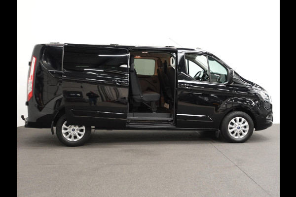 Ford Transit Custom 300 2.0 TDCI L2H1 Limited Dubbele cabine Automaat Navi Airco 2x Schuifdeuren Trekhaak Parkeersensoren Carplay