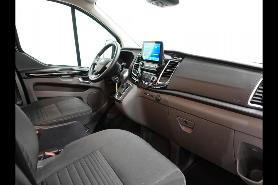 Ford Transit Custom 300 2.0 TDCI L2H1 Limited Dubbele cabine Automaat Navi Airco 2x Schuifdeuren Trekhaak Parkeersensoren Carplay