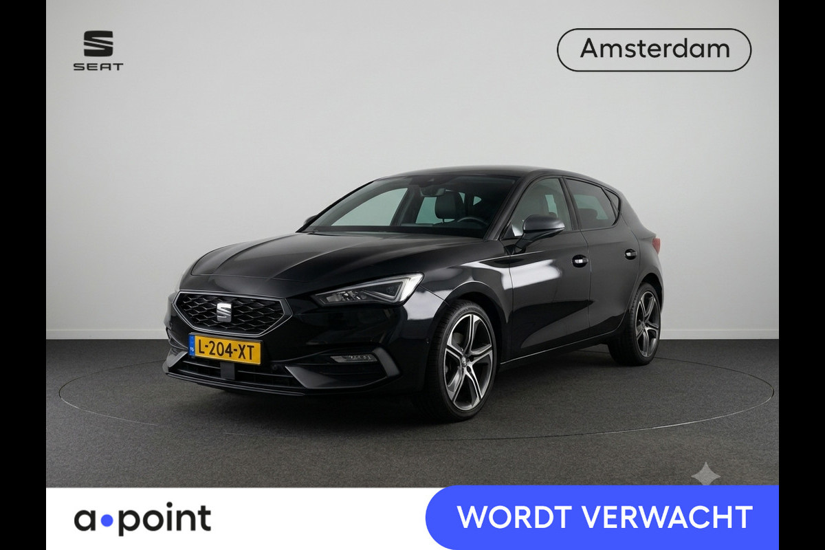 Seat Leon 1.5 eTSI FR Business Intense 150 pk Automaat | Navigatie | Parkeersensoren (Park assist) | Achteruitrijcamera | Elektr. bestuurdersstoel met geheugen | Keyless | Stoel/stuur verwarming |