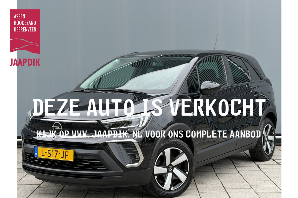 Opel Crossland BWJ 2021 | 1.2T 111PK EDITION | STOEL&STUUR VERW | CAMERA A | CLIMA | NAVI | CRUISE | CARPLAY | PRIVACY GLASS |