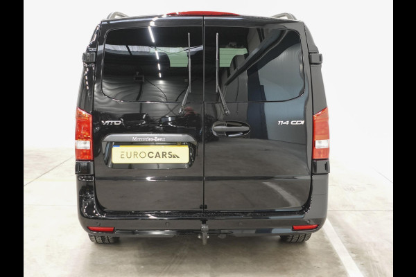 Mercedes-Benz Vito 114 CDI L2 Select Dubbele Cabine Trekhaak Navigatie Apple Carplay/Android Auto Camera Parkeersensoren Cruise Control Climate control Leder Lichtmetalen velgen Getinte ramen