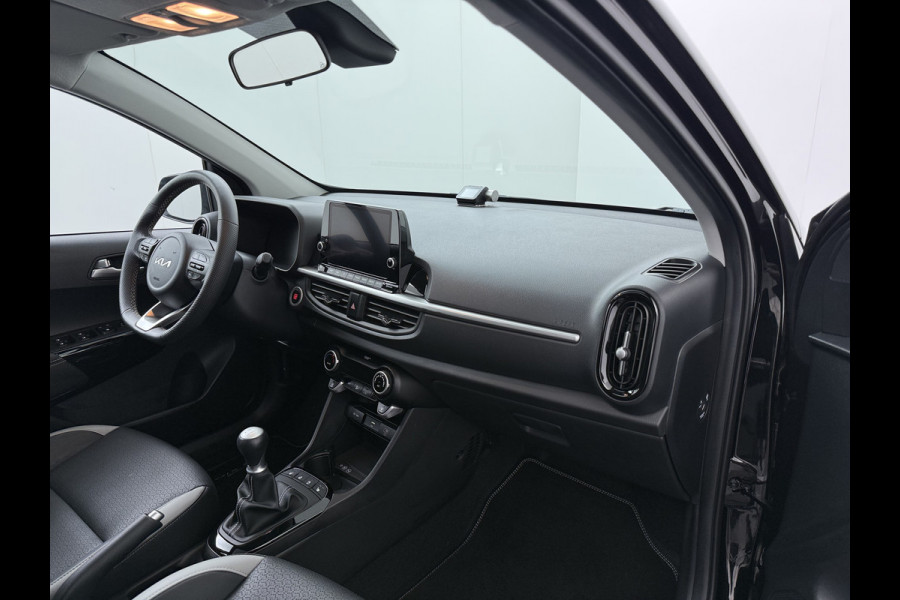 Kia Picanto 1.0 DPI GT-Line - Climate Control - Cruise Control - Navigatie - Apple Carplay / Android Auto - Lederen bekleding - Fabrieksgarantie tot 01-2032