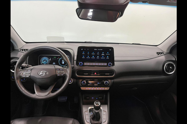 Hyundai Kona 1.6 GDI HEV Sky Bluelink Navigatie Apple Carplay Android Auto Camera Parkeerhulp Adaptive Cruise Control Dodehoekassistent Stoel- en stuurverwarming Full Led Climate Control Lichtmetalen velgen