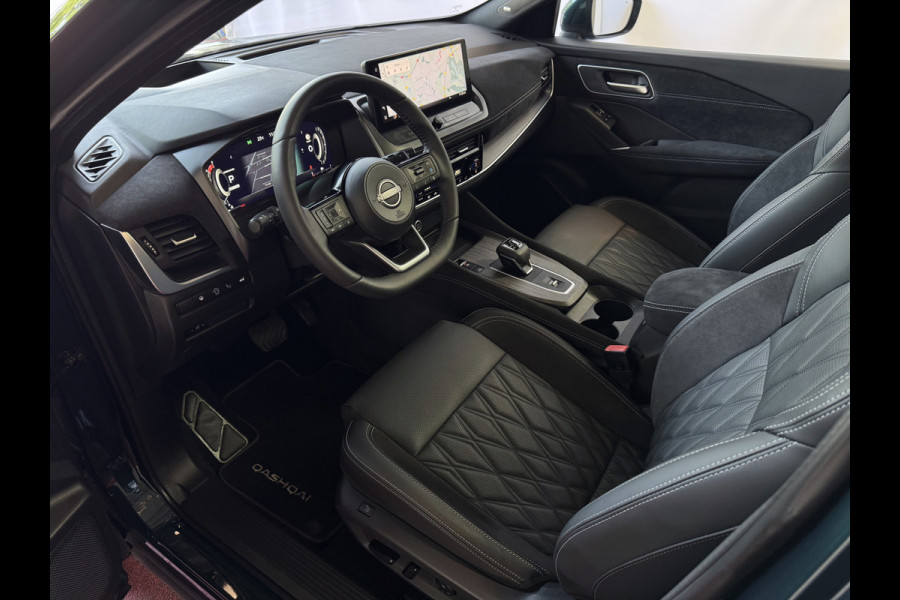 Nissan QASHQAI 1.3 MHEV 160PK 4 Cilinder TEKNA PLUS BOSE 20''LMV LEER ALCANTARA PANO MASSAGE BOSE STOEL/STUUR/RUIT VERW MATRIX.LED ELEK.KLEP HE 2026 ✅Top Auto's Wijchen , 30 Jaar Specialist in Nissan  : Alle Type's : Tekna / Plus / N-Design / N-Connecta / Limited Edition / Premium / Executive /  , Zowel PHEV / HEV / MHEV / TURBO / HYBRID
