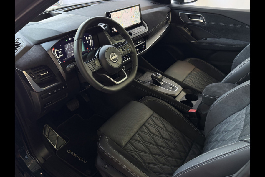 Nissan QASHQAI 1.3 MHEV 160PK 4 Cilinder TEKNA PLUS BOSE 20''LMV LEER ALCANTARA PANO MASSAGE BOSE STOEL/STUUR/RUIT VERW MATRIX.LED ELEK.KLEP HE 2026 ✅Top Auto's Wijchen , 30 Jaar Specialist in Nissan  : Alle Type's : Tekna / Plus / N-Design / N-Connecta / Limited Edition / Premium / Executive /  , Zowel PHEV / HEV / MHEV / TURBO / HYBRID