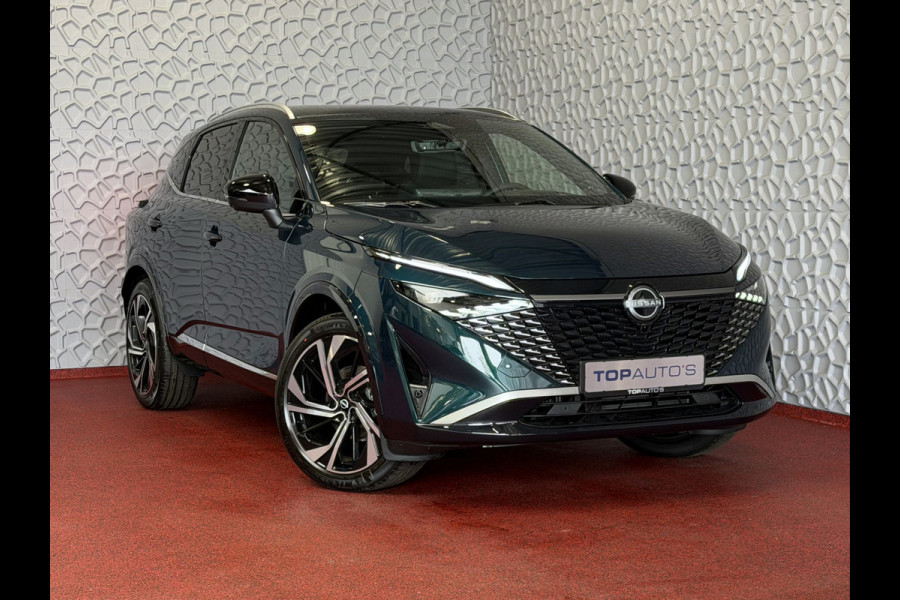 Nissan QASHQAI 1.3 MHEV 160PK 4 Cilinder TEKNA PLUS BOSE 20''LMV LEER ALCANTARA PANO MASSAGE BOSE STOEL/STUUR/RUIT VERW MATRIX.LED ELEK.KLEP HE 2026 ✅Top Auto's Wijchen , 30 Jaar Specialist in Nissan  : Alle Type's : Tekna / Plus / N-Design / N-Connecta / Limited Edition / Premium / Executive /  , Zowel PHEV / HEV / MHEV / TURBO / HYBRID
