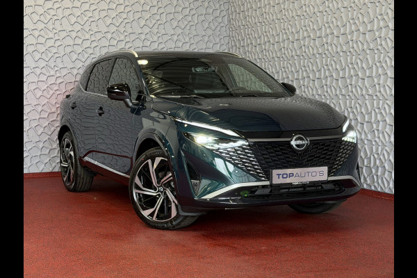 Nissan QASHQAI 1.3 MHEV 160PK 4 Cilinder TEKNA PLUS BOSE 20''LMV LEER ALCANTARA PANO MASSAGE BOSE STOEL/STUUR/RUIT VERW MATRIX.LED ELEK.KLEP HE 2026 ✅Top Auto's Wijchen , 30 Jaar Specialist in Nissan  : Alle Type's : Tekna / Plus / N-Design / N-Connecta / Limited Edition / Premium / Executive /  , Zowel PHEV / HEV / MHEV / TURBO / HYBRID