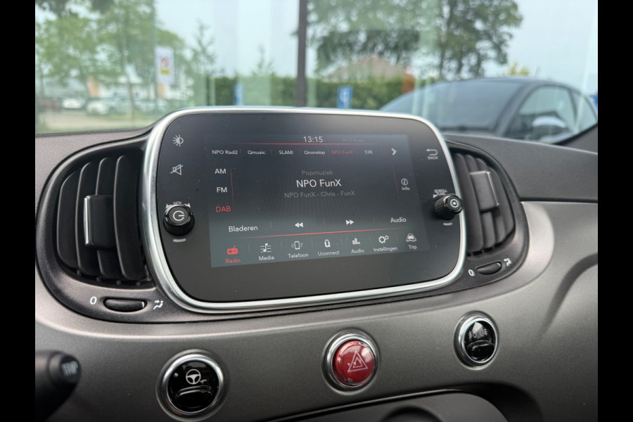 Fiat 500 1.0 Hybrid Rockstar - Media Apple/Android - Panodak - Parkeerhulp - Org.NL