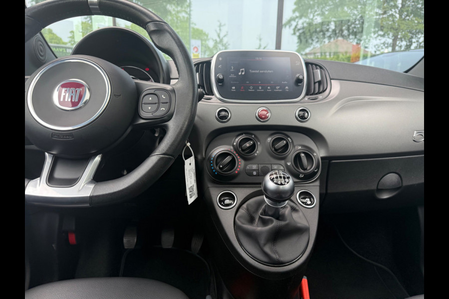 Fiat 500 1.0 Hybrid Rockstar - Media Apple/Android - Panodak - Parkeerhulp - Org.NL
