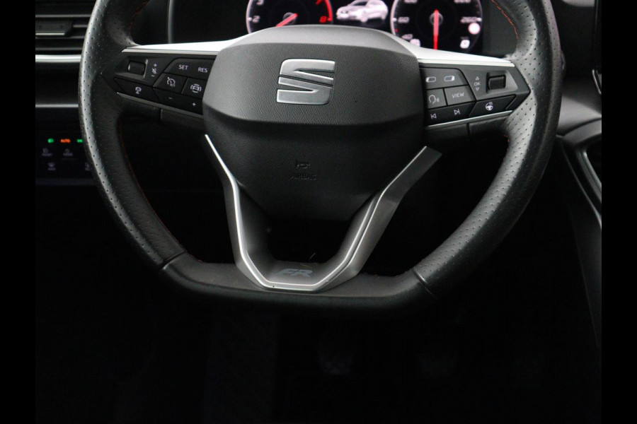 Seat Leon Sportstourer 1.5 TSI FR Launch Edition | Stuur/stoelverwarming | Carplay | Climate Control | Adaptive cruise | Park assist | Camera | Sfeerverlichting | Virtuele dashboard | Full LED |