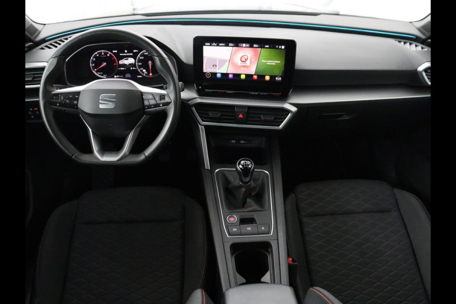 Seat Leon Sportstourer 1.5 TSI FR Launch Edition | Stuur/stoelverwarming | Carplay | Climate Control | Adaptive cruise | Park assist | Camera | Sfeerverlichting | Virtuele dashboard | Full LED |