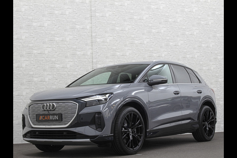 Audi Q4 e-tron 40 204pk 77 kWh | #RS-Leder | 5x Q4 OP VOORRAAD! | ACC | Matrix Led | 3 Zone Clima | Kieselgrau | 2023 | Btw auto, 27150,= ex. | Bovag garantie. 4x Q4 op voorraad!