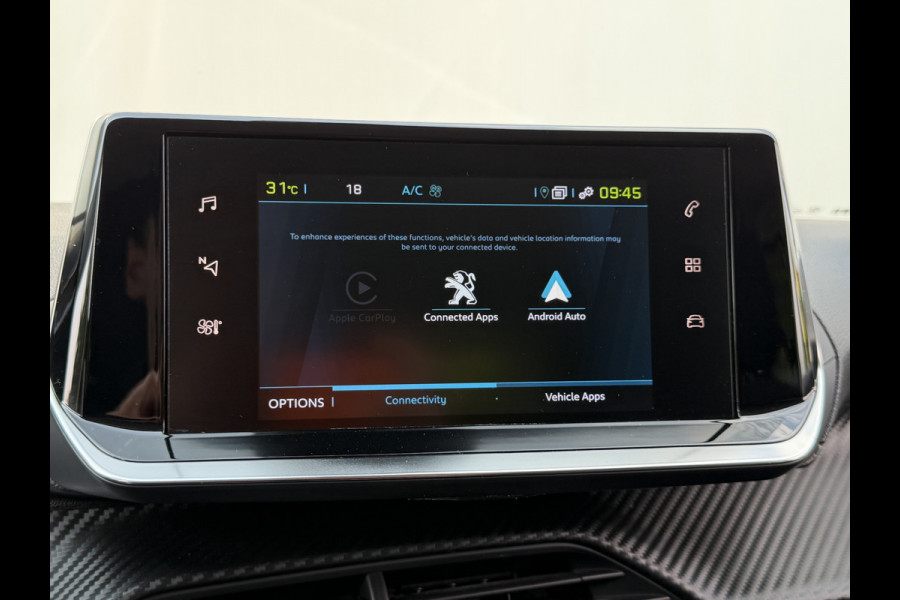Peugeot e-2008 BWJ 2022 | EV 136PK Allure 50 kWh | LEDER/STOF | CLIMA | NAVI | CAMERA A | CARPLAY | PRIVACY GLASS | PDC |
