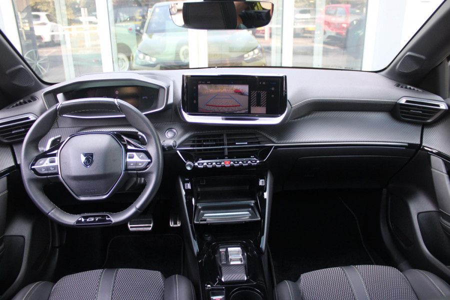 Peugeot 208 1.2 Hybrid 145PK AUTOMAAT GT | PANORAMA DAK | ADAPTIVE CRUISE CONTROL | KEYLESS ENTRY/START | LICHTMETALEN VELGEN 17" | ACHTERUITRIJ CAMERA | FULL LED KOPLAMPEN | PARKEERSENSOREN VOOR + ACHTER | DAB+ RADIO | NAVIGATIE | SFEER VERLICHTING |