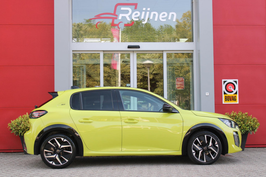 Peugeot 208 1.2 Hybrid 145PK AUTOMAAT GT | PANORAMA DAK | ADAPTIVE CRUISE CONTROL | KEYLESS ENTRY/START | LICHTMETALEN VELGEN 17" | ACHTERUITRIJ CAMERA | FULL LED KOPLAMPEN | PARKEERSENSOREN VOOR + ACHTER | DAB+ RADIO | NAVIGATIE | SFEER VERLICHTING |