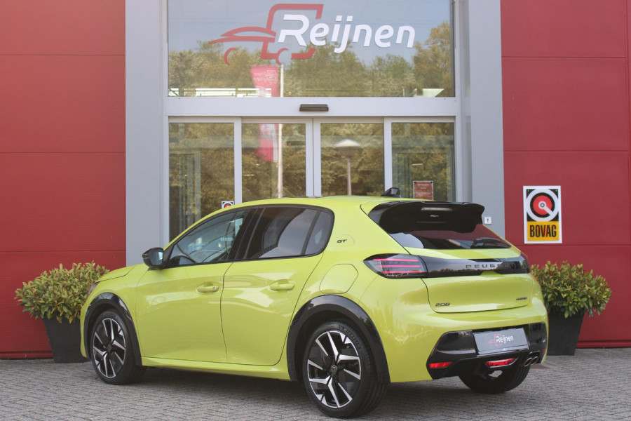 Peugeot 208 1.2 Hybrid 145PK AUTOMAAT GT | PANORAMA DAK | ADAPTIVE CRUISE CONTROL | KEYLESS ENTRY/START | LICHTMETALEN VELGEN 17" | ACHTERUITRIJ CAMERA | FULL LED KOPLAMPEN | PARKEERSENSOREN VOOR + ACHTER | DAB+ RADIO | NAVIGATIE | SFEER VERLICHTING |