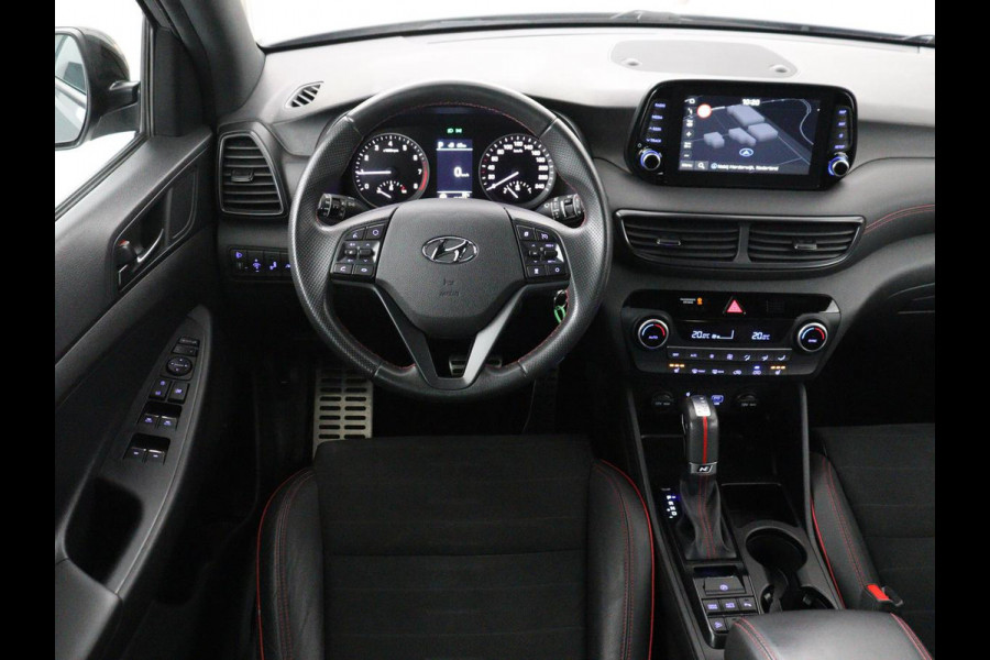 Hyundai Tucson 1.6 T-GDI Comfort N-Line | Trekhaak | 360 camera | Adaptive cruise | Carplay | Leder/alcantara | Stoelverwarming | Climate control | Full LED | Park assist |