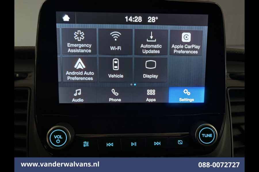 Ford Transit Custom 2.0 TDCI L2H1 Euro6 Airco | Camera | Omvormer | Apple Carplay | LED | Cruisecontrol | 2800kg Trekhaak Android Auto, Verwarmde voorruit, Parkeersensoren, Bijrijdersbank