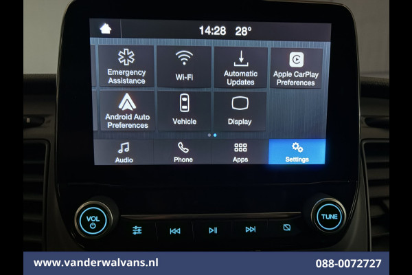 Ford Transit Custom 2.0 TDCI L2H1 Euro6 Airco | Camera | Omvormer | Apple Carplay | LED | Cruisecontrol | 2800kg Trekhaak Android Auto, Verwarmde voorruit, Parkeersensoren, Bijrijdersbank