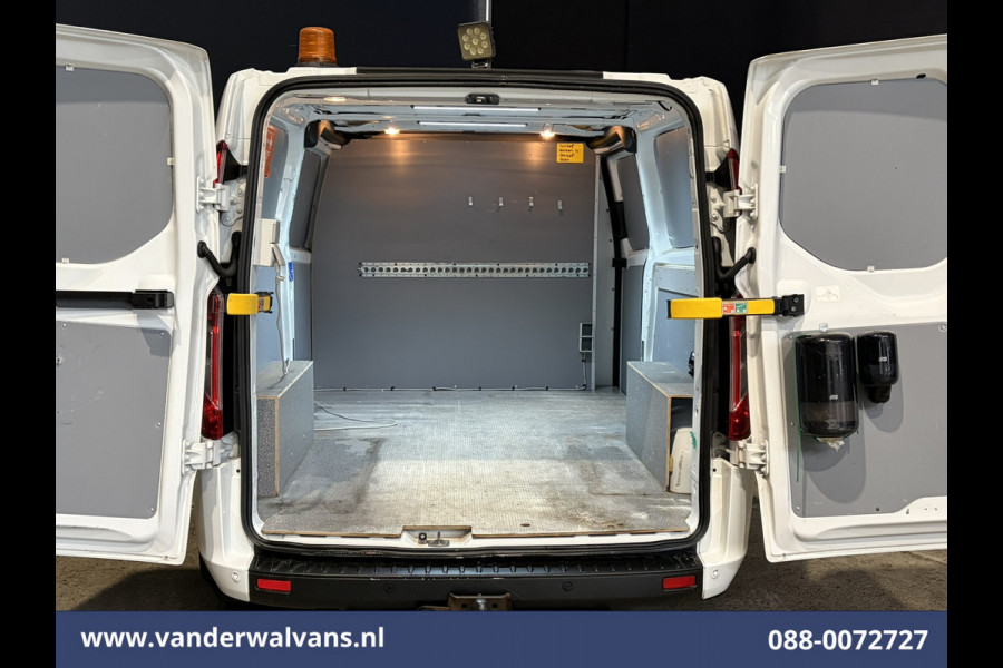 Ford Transit Custom 2.0 TDCI L2H1 Euro6 Airco | Camera | Omvormer | Apple Carplay | LED | Cruisecontrol | 2800kg Trekhaak Android Auto, Verwarmde voorruit, Parkeersensoren, Bijrijdersbank