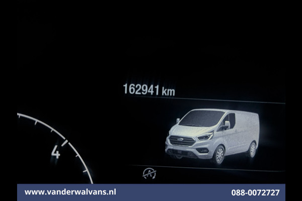 Ford Transit Custom 2.0 TDCI L2H1 Euro6 Airco | Camera | Omvormer | Apple Carplay | LED | Cruisecontrol | 2800kg Trekhaak Android Auto, Verwarmde voorruit, Parkeersensoren, Bijrijdersbank