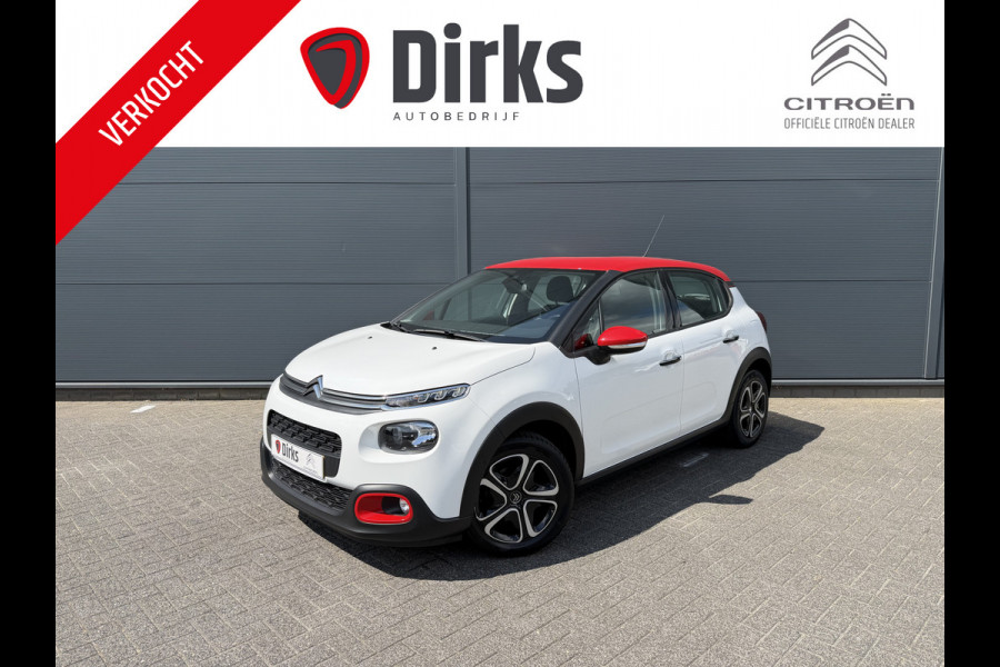 Citroën C3 82pk Shine (Camera - Keyless Entry - Dodehoek detectie - Automatische Airco - Navigatie - Apple Carplay - DAB)