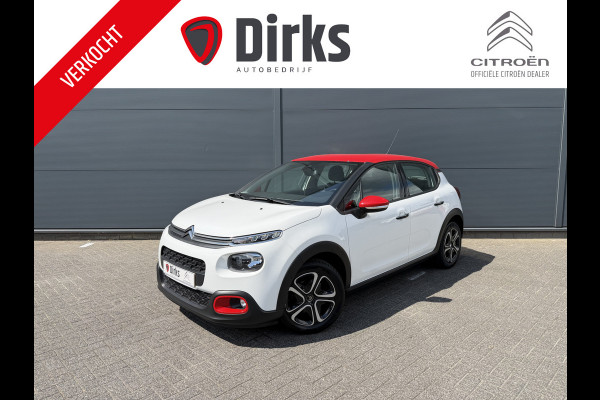 Citroën C3 82pk Shine (Camera - Keyless Entry - Dodehoek detectie - Automatische Airco - Navigatie - Apple Carplay - DAB)