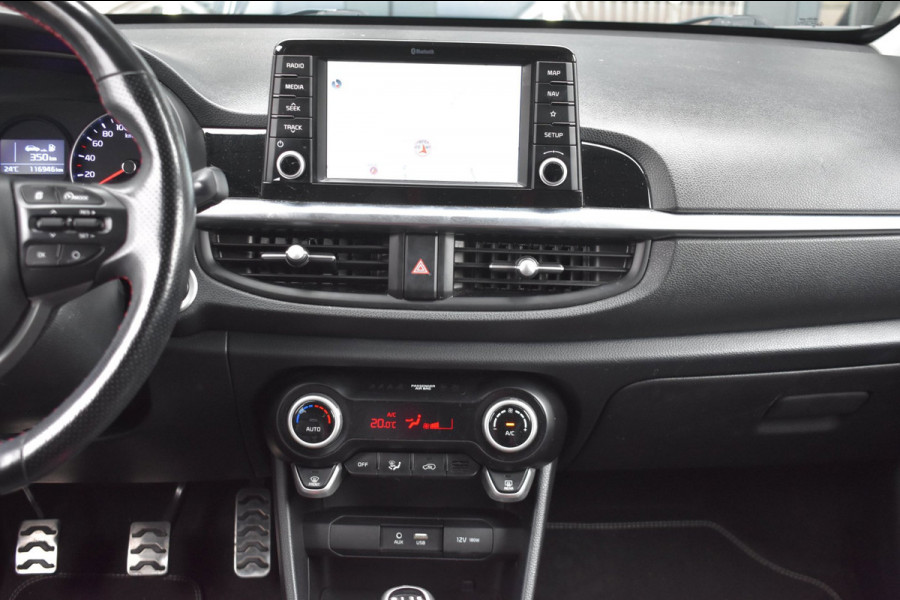 Kia Picanto 1.0 T-GDI GT-Line | CAMERA | LEDER | APPLE CARPLAY | ANDROID AUTO | STOELVERWARMING | CRUISE CONTROLE | NAP