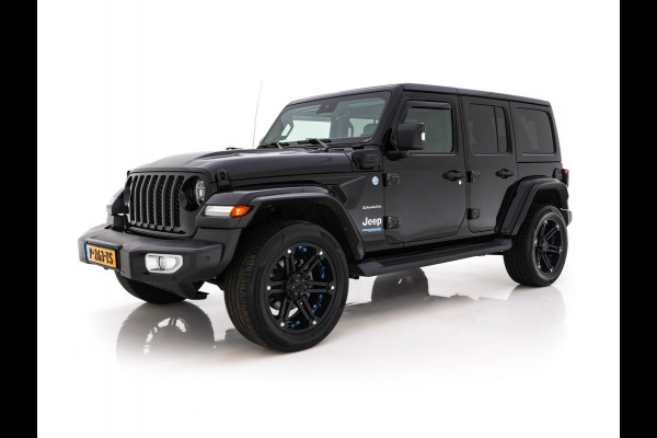 Jeep Wrangler Unlimited 4xe 380 Sahara (Plug-in) (INCL.BTW) *LEATHER | FULL-LED | ADAPTIVE-CRUISE | BLINDSPOT | CAMERA | KEYLESS | HEATED-COMFORTSEATS | DAB+ | PRIVACY-GLASS | ECC | PDC | 20''ALU*