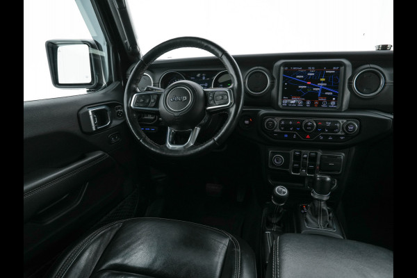 Jeep Wrangler Unlimited 4xe 380 Sahara (Plug-in) (INCL.BTW) *LEATHER | FULL-LED | ADAPTIVE-CRUISE | BLINDSPOT | CAMERA | KEYLESS | HEATED-COMFORTSEATS | DAB+ | PRIVACY-GLASS | ECC | PDC | 20''ALU*