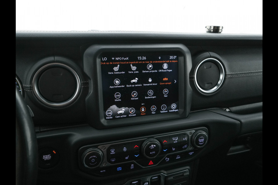 Jeep Wrangler Unlimited 4xe 380 Sahara (Plug-in) (INCL.BTW) *LEATHER | FULL-LED | ADAPTIVE-CRUISE | BLINDSPOT | CAMERA | KEYLESS | HEATED-COMFORTSEATS | DAB+ | PRIVACY-GLASS | ECC | PDC | 20''ALU*