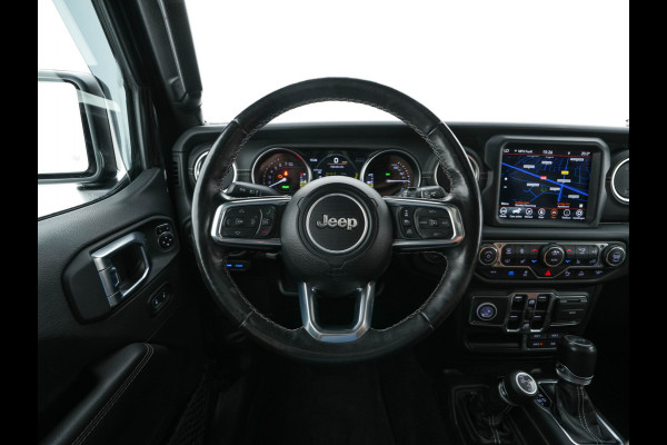 Jeep Wrangler Unlimited 4xe 380 Sahara (Plug-in) (INCL.BTW) *LEATHER | FULL-LED | ADAPTIVE-CRUISE | BLINDSPOT | CAMERA | KEYLESS | HEATED-COMFORTSEATS | DAB+ | PRIVACY-GLASS | ECC | PDC | 20''ALU*