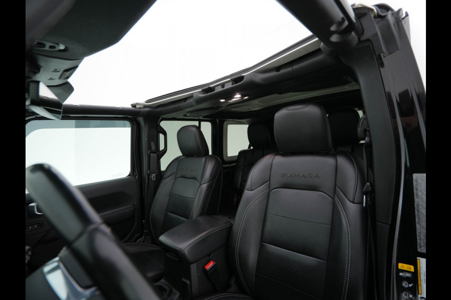 Jeep Wrangler Unlimited 4xe 380 Sahara (Plug-in) (INCL.BTW) *LEATHER | FULL-LED | ADAPTIVE-CRUISE | BLINDSPOT | CAMERA | KEYLESS | HEATED-COMFORTSEATS | DAB+ | PRIVACY-GLASS | ECC | PDC | 20''ALU*