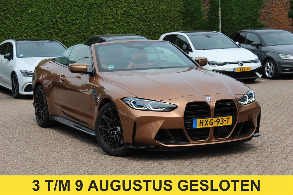BMW 4 Serie Cabrio M4 xDrive Competition / Camera / Head-up / Carbon / Nekverwarming / H&K / Keyless / Stuurverwarming / ACC / DAB / Dodehoek / Windscherm