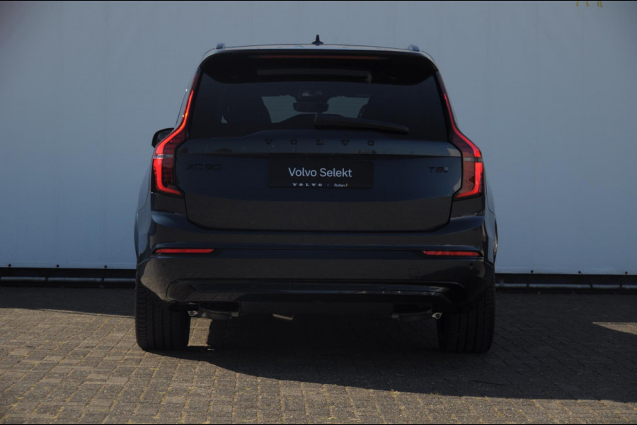 Volvo XC90 T8 455PK Automaat AWD Ultra Black Edition / Stoelmassage - en ventilatie Luchtvering / Trekhaak / Panoramadak / Google services / Elektrisch bedienbare voorstoelen met geheugen / Stoelverwarming voor en achter