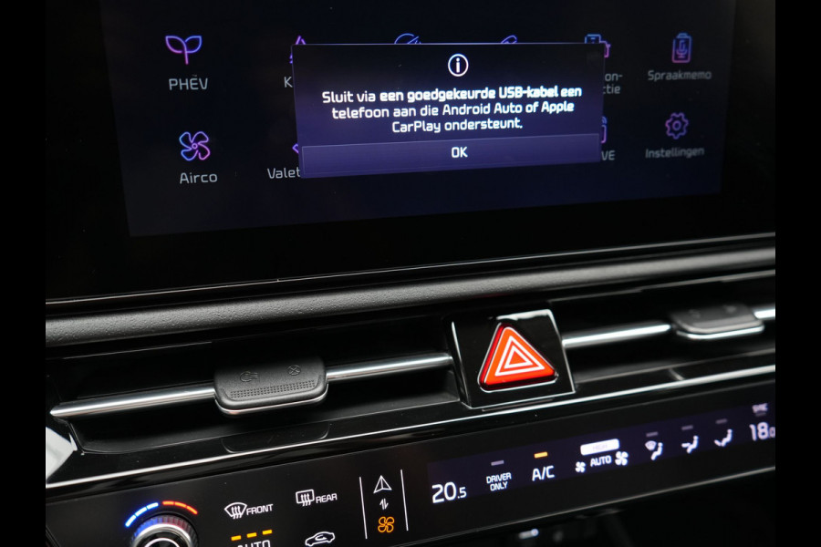 Kia Niro 1.6 GDi ExecutiveLine PHEV 182pk Dealer O.H. | Adaptive Cruise | Head Up | Camera | Harman / Kardon | Lederen Sportstoelen Memory & Ventilatie | Keyless | Blis | Stoelen & Stuur Verwarmd | Sfeerverlichting | Apple Carplay | Plug In Hybrid |