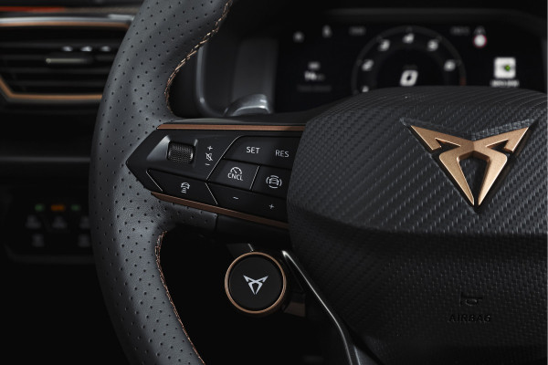 CUPRA Formentor 1.5 TSI e-Hybrid 204 PK Business | S/K-Panodak | Matrix Led | Elek Trekhaak | Dig. Cockpit | Adapt. Cruise | Stoel-+Stuurverw. | PDC | Camera | App. Connect | ECC | Elek. Klep | LM 19" | 8592