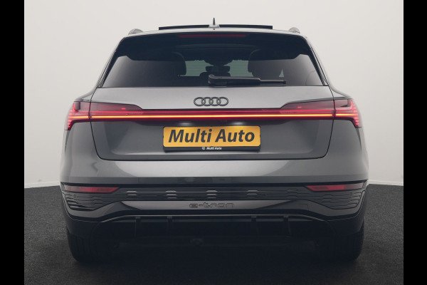 Audi Q8 e-tron 55 Quattro S Line 114 kWh 408pk Dealer O.H. | Trekhaak Afn. | Panodak | Luchtvering | Head Up | Adaptive Cruise | Bang & Olufsen | 360 Camera | Matrix LED | Alcantara Sportstoelen Verwarmd | Sfeerverlichting | Keyless | Blis | 21"L.M |