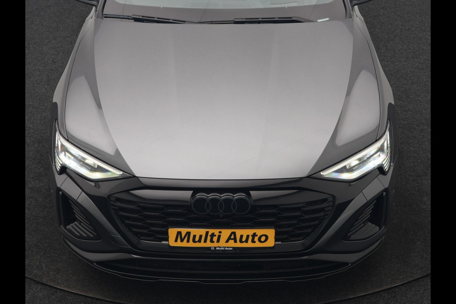 Audi Q8 e-tron 55 Quattro S Line 114 kWh 408pk Dealer O.H. | Trekhaak Afn. | Panodak | Luchtvering | Head Up | Adaptive Cruise | Bang & Olufsen | 360 Camera | Matrix LED | Alcantara Sportstoelen Verwarmd | Sfeerverlichting | Keyless | Blis | 21"L.M |