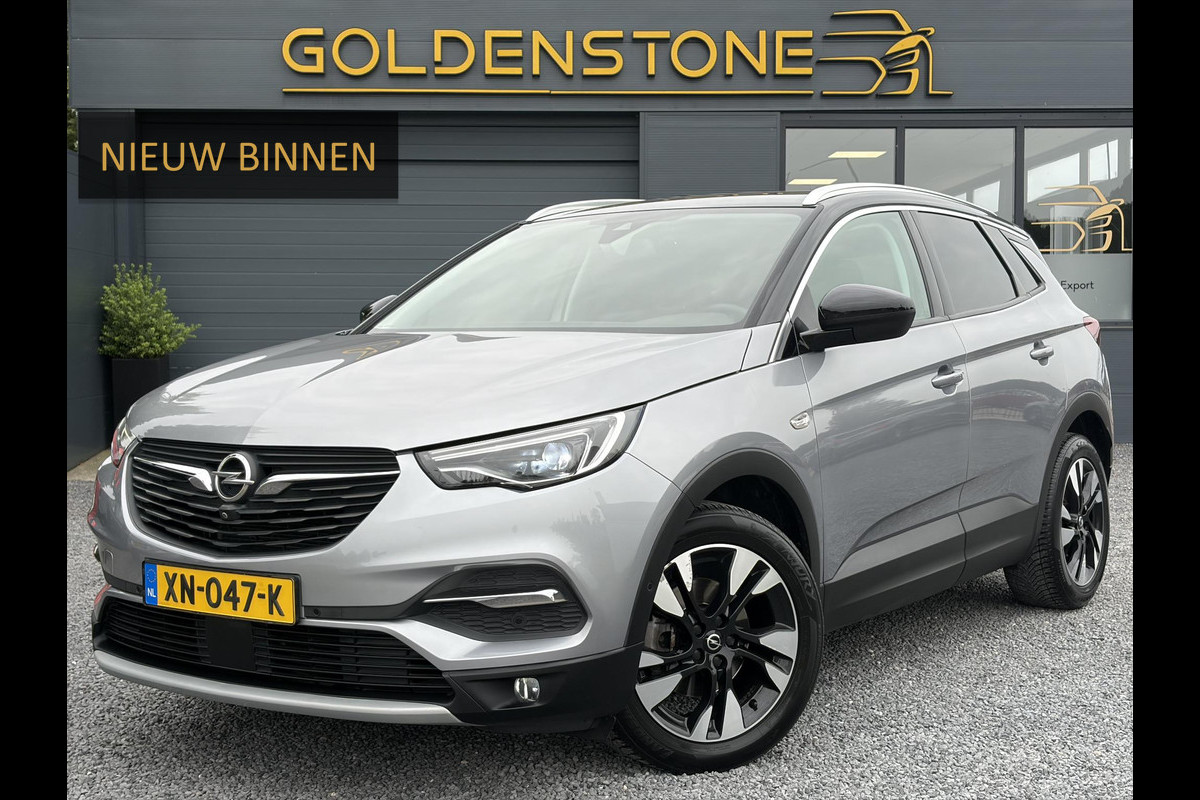 Opel Grandland X 1.2 Turbo Ultimate D-riem vv in 12-2024,1e Eigenaar,360°Camera,Trekhaak,131pk,6 Bak,Navi,Halfleder,Dodehoek,Rijstrooksensor,Keyless,Stoelverw,N.A.P,Apk tot 02-2027