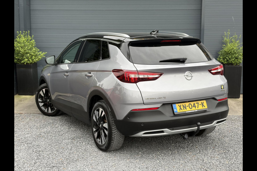 Opel Grandland X 1.2 Turbo Ultimate D-riem vv in 12-2024,1e Eigenaar,360°Camera,Trekhaak,131pk,6 Bak,Navi,Halfleder,Dodehoek,Rijstrooksensor,Keyless,Stoelverw,N.A.P,Apk tot 02-2027