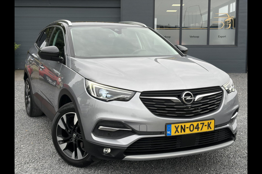 Opel Grandland X 1.2 Turbo Ultimate D-riem vv in 12-2024,1e Eigenaar,360°Camera,Trekhaak,131pk,6 Bak,Navi,Halfleder,Dodehoek,Rijstrooksensor,Keyless,Stoelverw,N.A.P,Apk tot 02-2027
