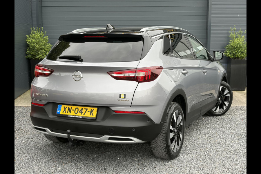Opel Grandland X 1.2 Turbo Ultimate D-riem vv in 12-2024,1e Eigenaar,360°Camera,Trekhaak,131pk,6 Bak,Navi,Halfleder,Dodehoek,Rijstrooksensor,Keyless,Stoelverw,N.A.P,Apk tot 02-2027