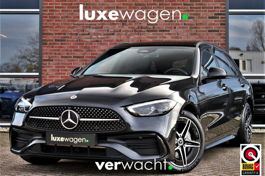 Mercedes-Benz C-Klasse Estate 300 e AMG Line Pano Trekhaak Night Stuurverw