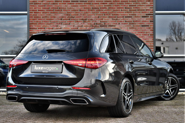 Mercedes-Benz C-Klasse Estate 300 e AMG Line Pano Trekhaak Night Stuurverw
