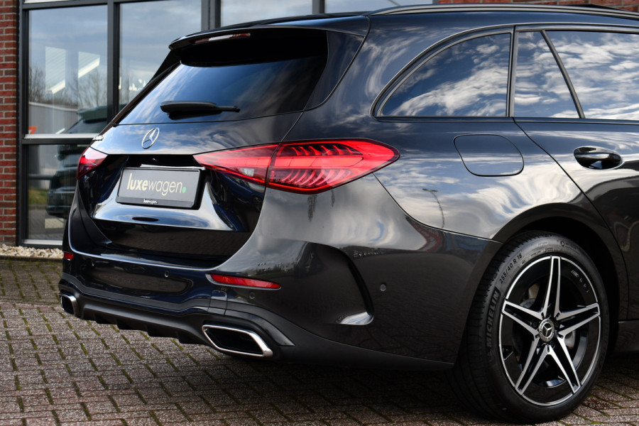Mercedes-Benz C-Klasse Estate 300 e AMG Line Pano Trekhaak Night Stuurverw