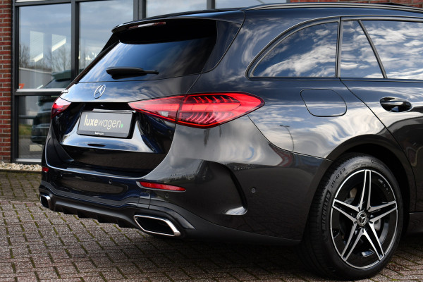 Mercedes-Benz C-Klasse Estate 300 e AMG Line Pano Trekhaak Night Stuurverw