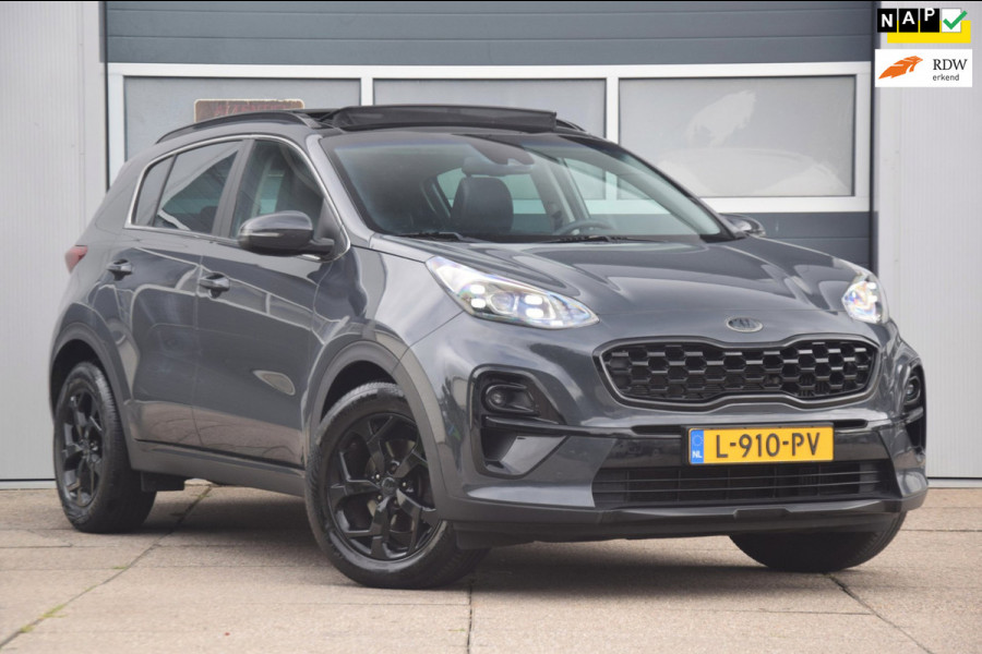 Kia Sportage 1.6 T-GDI Black Edition LEDEREN BEKLEDING/PANORAMADAK/VOORSTOELEN VERWARMD